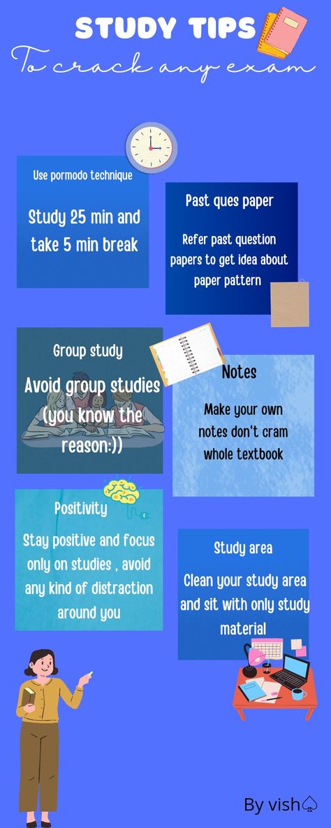 These image describes several ways to crack any exam of school/college. Make sure to follow this study tips to get higher grades ✌ #dosmartworknothardwork Focus Studying, Past Questions, Exam Tips, School Advice, High School Advice, Group Study, Exams Tips, How To Get Better, School Tips