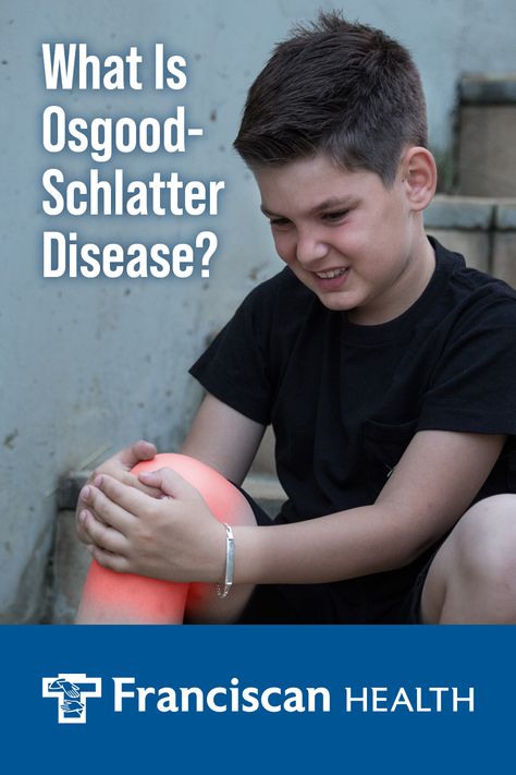 Osgood-Schlatter disease is a common cause of knee pain in young athletes. Learn what it is - and what symptoms to look for. Osgood Schlatter Disease, Sore Knees, Growth Spurt, Disease Symptoms, Vicks Vaporub, Young Athletes, Patient Experience, Nerve Pain, Alternative Health