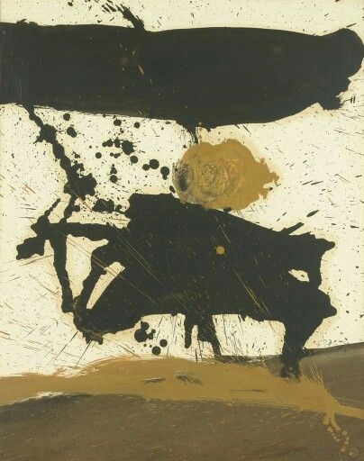 Robert Motherwell (1915-1991), With Yellow Ochre, 1960 Abstract Objects, Robert Motherwell, Yellow Ochre, Paul Gauguin, Contemporary Abstract Art, Abstract Expressionist, Art Movement, Still Life Photography, Contemporary Paintings