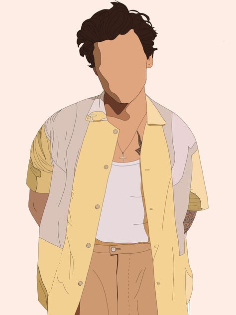 By Megan Hazeltine Harry Styles Illustration Art, Harry Styles Dibujo, One Direction Drawings, Harry Styles Photoshoot, Harry Styles Drawing, Harry Styles Poster, Posca Art, Harry Styles Wallpaper, Harry Styles Photos