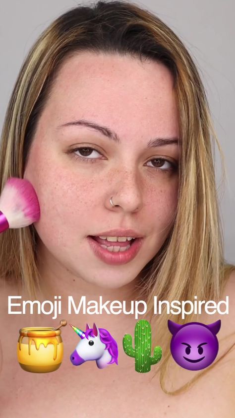 Emoji Makeup Challenge, Emoji Makeup, Tiktok Emoji, Emoji Stories, Emoji Funny, Makeup Challenge, Emoji Challenge, Tik Tok Video, Emoji Backgrounds