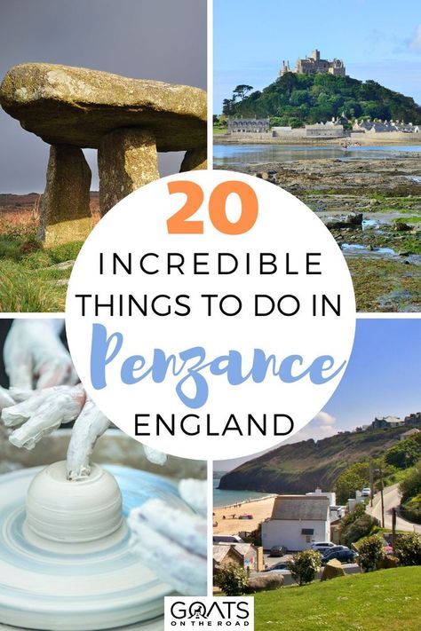 20 Incredible Things To Do in Penzance, England Cornwall Penzance, Minack Theatre, Cornwall Travel, England Itinerary, Things To Do In Cornwall, Penzance Cornwall, Europe 2023, Southern England, St Michael's Mount