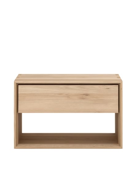 Elevated and Stylish Furniture - Shop our Unique Furniture Designs Low Nightstand, Light Wood Nightstand, Low Bedside Table, Bedside Table Styling, Unique Nightstand, White Sheet Set, Shelf Nightstand, White Nightstand, Lulu And Georgia