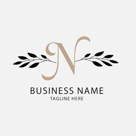 Artistmeem Author Portfolio | Freepik Portfolio Name Ideas, N Initial, Logo Beauty, Initial Logo, Estate Logo, Real Estate Logo, Initials Logo, Boutique Logo, Logo Designer