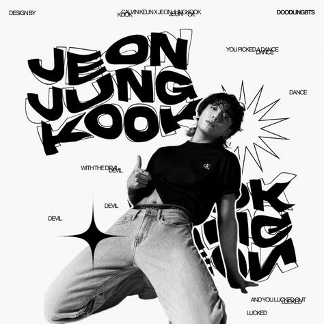 Jungkook Graphic Design Poster, K Pop Graphic Design, Jungkook Graphic Design, Kpop Design Graphic, Bts Graphic Design, Kpop Poster Design, Jungkook Y2k, Jungkook Poster, K Pop Poster