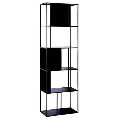 Tommy Bookcase - Dovetail Shelving Dining Room, Iron Bookshelf, Dovetail Furniture, Retail Shelving, Iron Shelf, Standing Shelves, Cabinet Shelving, Outdoor Bar Stools, Bookcase Shelves