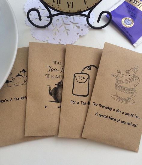 Tea Gifts for Tea Lovers Make Quirky and Useful Presents Twinings Tea, Tea Riffic, Mini Envelope, Tea Quotes, Secret Sisters, Tea Diy, Tea Lovers Gift, Mini Envelopes, Gift Envelope