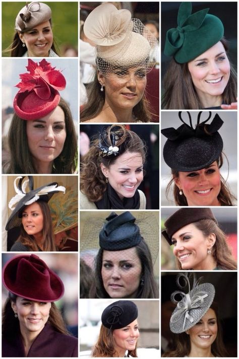 Ducesa Kate, Vévodkyně Kate, Kate Middleton Hats, Kate Middleton Style Outfits, British Hats, Queen Hat, Happy Hat, Kate Middleton Outfits, Princess Kate Middleton