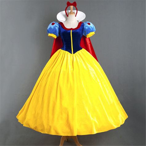 White Halloween Party, Snow White Princess Dress, Snow White Cosplay, Carnaval Dress, White Princess Dress, Costume Carnaval, Snow White Dresses, Princess Snow White, Snow White Costume