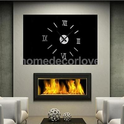 Clock On Wall, Wall Clock Sticker, 3d Wall Clock, 3d Mirror, Diy Wall Clock, Digital Wall Clock, Mirror Wall Clock, Wall Stickers Home Decor, Wall Stickers Home