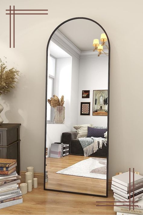 Long mirror in bedroom