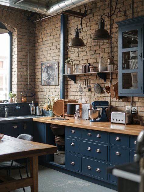 27 Navy Blue Kitchen Cabinets – Your Motor Geek