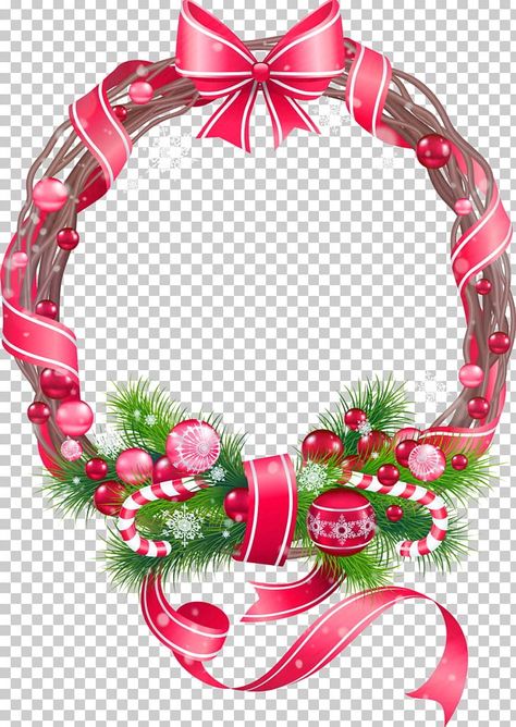 Owl Valentines, Birthday Wreath, Wreath Clipart, Christmas Papers, Christmas Border, Christmas Decorations Wreaths, Candy Cane Christmas, Clip Art Png, Ornament Christmas Tree