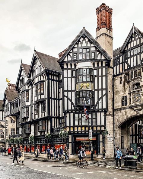 Liberty London is one of London’s most famous department stores. The half-timbered facade is beautiful. Click through for more pictures on A Lady in London’s Instagram.   #london #departmentstore London Photography Beautiful Places, Beautiful Cityscapes, Dublin Travel, London Itinerary, Instagram London, London Architecture, London Landmarks, London Places, Liberty London