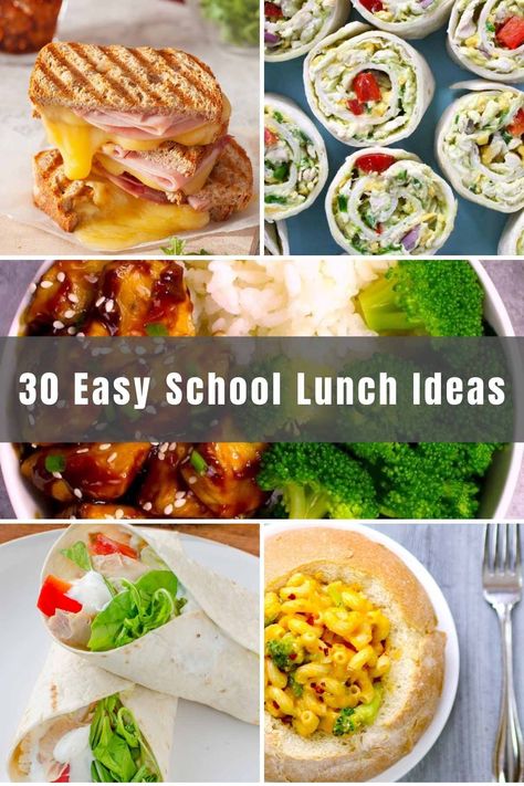 30 Easy School Lunch Ideas (Chicken Avocado Roll Ups Recipe & More) School Lunch Ideas For Teenagers, Activities For High School Students, Easy School Lunch Ideas, Classic Egg Salad Sandwich, Activities For High School, Salads For Kids, Fruit And Yogurt Parfait, Easy School Lunches, Avocado Roll