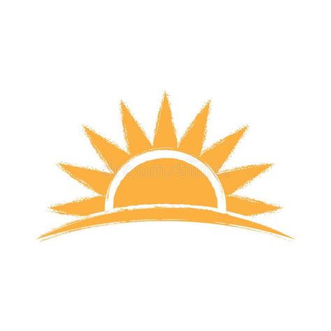 Sunrise Hand Drawn Logo. stock vector. Illustration of bright - 82103158  #logodesign #logo #logos #logostockimages #sunrise #sunset #nature #sun #landscape #travel #summer #water #sea #morning #sunlight #dawn #outdoor #view #cloud #beach #ocean #vector #graphic #icon Sunrise Vector, U R My Sunshine, Preschool Logo, Sunshine Logo, Icons Graphic Design, Boat Logo, Sun And Beach, Icon Tattoo, Mountain Desert