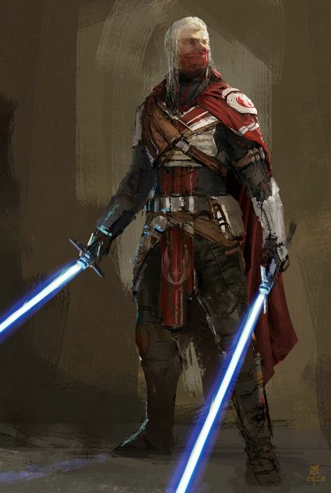 Dnd Jedi, Mandalorian Jedi, Knight Errant, Jedi Armor, Grey Jedi, Star Wars Light, Star Wars Design, Star Wars Characters Pictures, Star Wars Light Saber