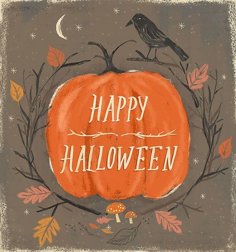 Halloween Halloween Ii, Hocus Pocus, Fine Arts Posters, The Holiday Aisle, Big Canvas Art, Cute Halloween, Future House, Wrapped Canvas Art, Art Materials