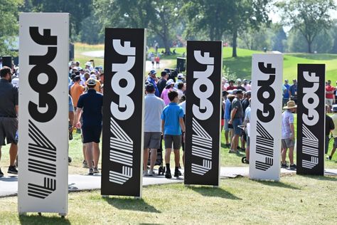 Golf Event Decor, Wayfinder Signage, Bmw Golf, Distance Yourself, Pga Tour Players, Liv Golf, Golf Events, Dustin Johnson, Golf Event