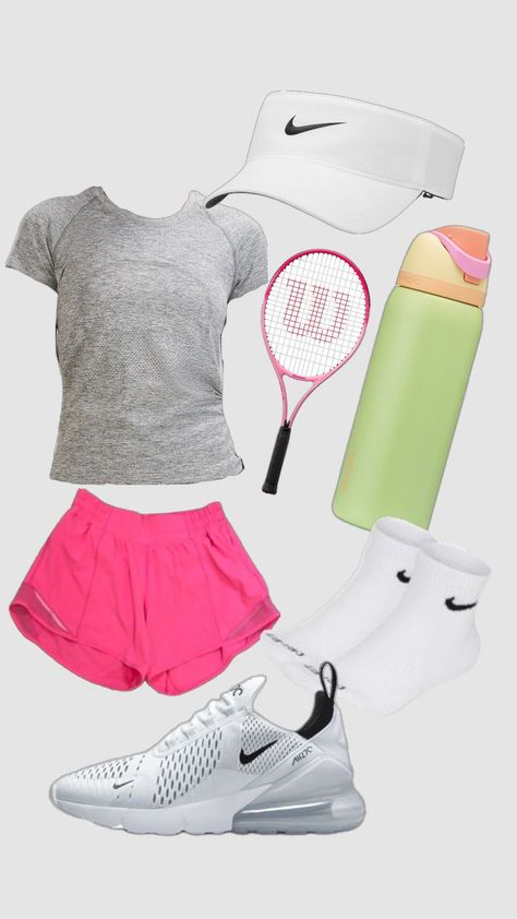 #tennis Tennis Lifestyle, Tennis Outfit, Gym Fits, Tennis Fashion, Outdoor Pergola, Tennis Clothes, School Outfit, Preppy Outfits, Aesthetic Outfits