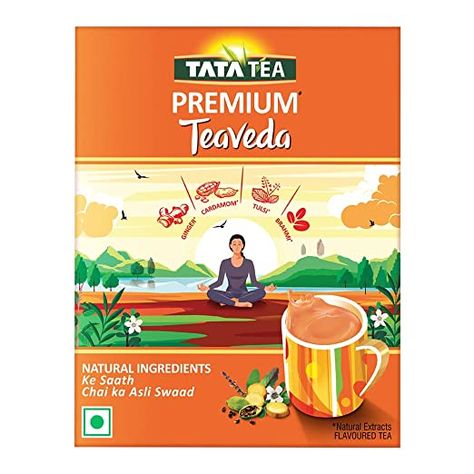 Offer Price: Rs 164 Regular Price: Rs 275 DESH KI CHAI KA ASLI SWAAD: Tata Tea Premium TeaVeda is expertly crafted by master blenders of Tata Tea Premium SUPERIOR BLEND: Tata Tea Premium TeaVeda is made with a superior blend of premium Assam tea leaves GOODNESS OF NATURAL INGREDIENTS: Comes with the added goodness of time-tested Indian ingredients-Elaichi, Tulsi, Adrak & Brahmi TATA TEA PREMIUM PRESENTS: Teaveda comes from the house of Tata Tea Premium TASTES LIKE YOUR REGULAR CUP: Get your dail Tata Tea, Flavoured Tea, Assam Tea, Premium Tea, Ginger Tea, Tea Powder, Flavored Tea, Creative Ads, Black Tea