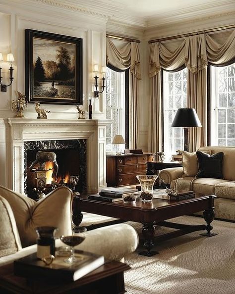 All posts • Instagram Ralph Lauren Home Living Room English, Ralph Lauren Home Living Room, Mansion Designs, Plans Architecture, A Mansion, Classic Living Room, Luxury House Designs, Small Room Bedroom, Formal Living Rooms