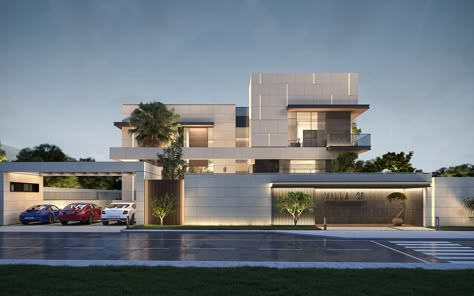 Villa In Dubai, Villa Architecture, Luxury Exterior, Best Modern House Design, Modern Villa Design, Aircraft Interiors, Modern House Facades, Model House, Architect Design House