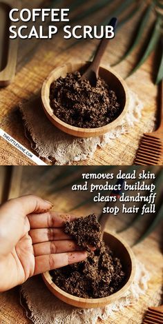 Diy Hair Scrub, Coffee Hair, Hair Scrub, Hair Growth Secrets, Stimulate Hair Follicles, Scalp Scrub, Homemade Hair Products, Scrub Recipe, Diy Hair Care