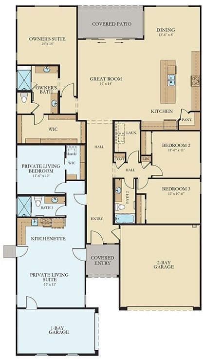 Generation House Plans, Next Gen House Plans, House Plans Single Story, Next Gen Homes, Multigenerational House Plans, Multigenerational House, Looking For Houses, Single Story Homes, Barn Homes