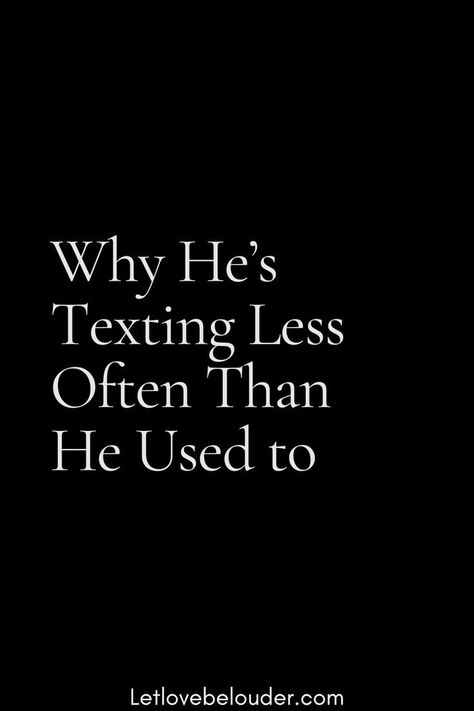 There are entirely normal, panic-inducing reasons why you’re hearing from him less often — and only one to be concerned about. How can you tell the difference? It turns out that the subtext of text messaging behavior is pretty easy to interpret if you know what to look for. Text Messaging, Marriage Life, Your Crush, Life Advice, Text You, Text Messages, Relationship Advice, How Can, To Tell