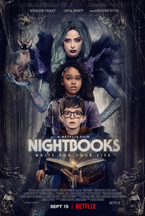 Nightbooks 2021, Les Goonies, Film Netflix, Krysten Ritter, Film Horror, Night Book, Tv Design, Fantasy Films, Prison Break