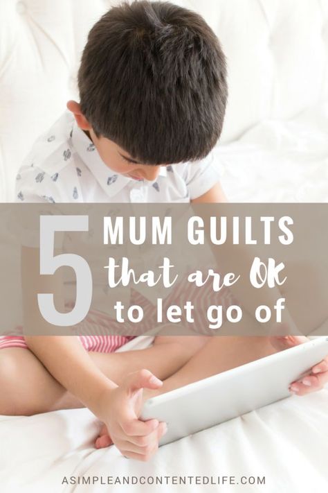 We all suffer from mum guilt at one time or another. But there are some mum guilts that are OK for us to let go of. Find out which mum guilts I've let go of in this post and how you can do the same too - without feeling guilty! Mom Guilt Quotes, Guilt Quotes, Mum Guilt, Mom Routine, Motherhood Inspiration, Guilt Trips, Mom Life Hacks, Feeling Guilty, Working Mums