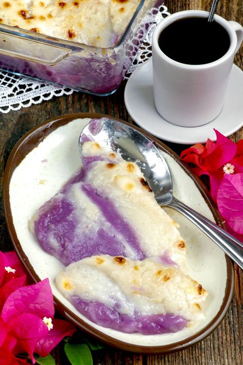 Easy Inutak Recipe Recipe - Foxy Folksy Pinoy Recipes Inutak Recipe, Filipino Merienda, Ube Jam, Pinoy Recipe, Foxy Folksy, Filipino Food Dessert, Filipino Dessert, Asian Sweets, Pinoy Recipes