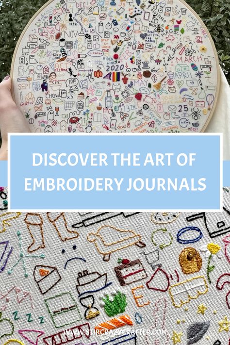 Journal Icon, Embroidery Journal, Embroidery Patterns Free, Journal Template, Hand Embroidery Art, Nature Themed, Free Embroidery, Tips Tricks, New Hobbies