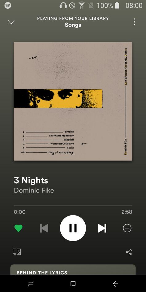 Head Boppers, Spotify Screenshot, 3 Nights Dominic Fike, Album Pictures, Dominic Fike, Music Board, Soundtrack To My Life, Aesthetic Songs, Music Taste