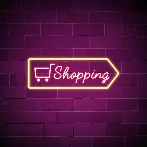 Rakel Sablon, Logo Online Shop, Wallpaper Summer, Wallpaper Stores, Shopping Quotes, Wallpaper Backgrounds Iphone, Neon Logo, Wallpaper Iphone Neon, Shop Logo Design