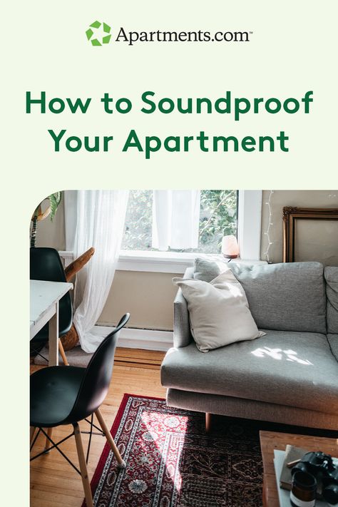 From strategic decorating to installing soundproofing panels, read on to learn tons of ways you can soundproof your apartment. Soundproof Apartment Walls, Renter Friendly Sound Proofing, Soundproof Apartment, Sound Proofing A Room Diy, Sound Proofing A Room, Soundproofing Panels, Sound Barrier Wall Noise Reduction, Sound Proofing Apartment, Sound Proof Flooring