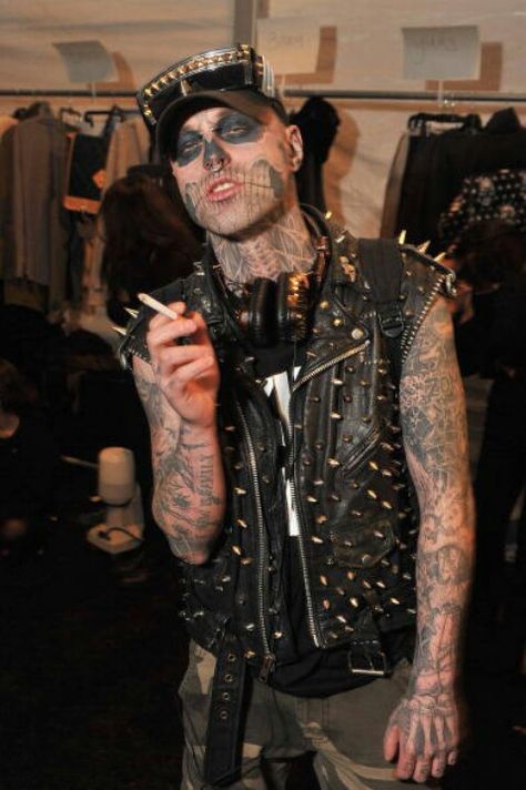 Rick Genest Henna Finger Tattoo, Rick Genest, Zombie Lover, Zombie Boy, Gentleman Lifestyle, Dark Brotherhood, 2012 Fashion, Liked Pins, Finger Tattoo