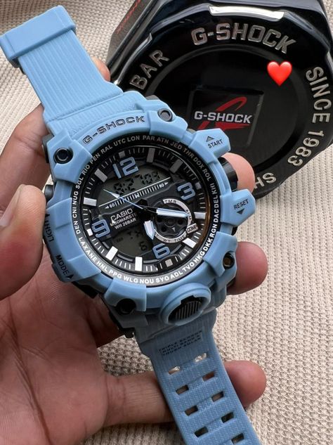 *Spotlight GSHOCK 👁‍🗨 G-Shock 👁‍🗨 For men 👁‍🗨5AA 👁‍🗨 Features- -Day -Date -Alarm -Analog working, digital working both •Daily Alarms and 1 Snooze Alarm •Battery: CR2025 Approx. battery life: 2 years *Available @ Price -Rs 899 FREE SHIPPING*⁰sd60 Gshock Watch For Men, Watch For Men, Gshock Watch, G Shock, Casio Watch, Men's Watch, Battery Life, Wrist Watch, Clock