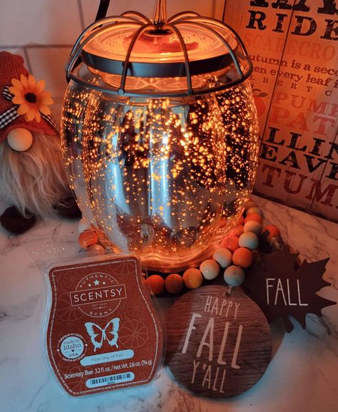 It's the first day of fall.... so you know what that means 😏 Warming First Day of Fall & embracing all the fall vibes here Shop the fall collection here 👇🏻 https://pjr.scentsy.us/shop/c/25081/harvest-collection?icid=pn002%3Apt01%3Apf01%3Acg01%3Acp001%3Aharvest-collection%3Apr04 Scentsy Host, Scentsy Buddy Clips, Autumn Woods, Scentsy Bar, Car Bar, Scent Warmers, First Day Of Fall, Counter Clean, Scentsy Party