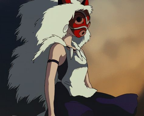 tumblr_n7lm4j2wPk1qh6swzo1_500.gif (500×402) Mononoke Anime, Mononoke Hime, Digital Animation, Studio Ghibli Fanart, Studio Ghibli Movies, Castle In The Sky, Studio Ghibli Art, Princess Mononoke, Ghibli Movies