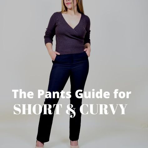 Professional Outfits Women Petite Curvy, Work Outfits Women Petite Curvy, Pants For Short Curvy Women, Shorts For Petite Women, Pants For Curvy Women, Pants For Petite Women, Petite Curvy Outfits, Pants For Short Women, Pants For Petite