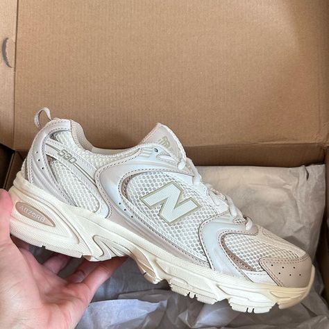 shayna on Instagram: “still thinking about the day these were delivered ✨ • @newbalance 530 beige angora” New Balance Shoes 530 Beige, New Balance 530 Beige Angora, Nb 530 Beige, New Balance Shoes Beige, New Balance Shoes Women's Outfit, New Balance 530 Beige, New Balance Shoes Women's, Beige New Balance, New Balance Beige