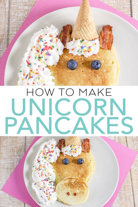 Unicorn Pancakes, Fun Pancakes, Pastel Cupcakes, Unicorn Lover, Kids Recipes, Fun Kids Food, Savoury Cake, Breakfast For Kids, Fun Snacks