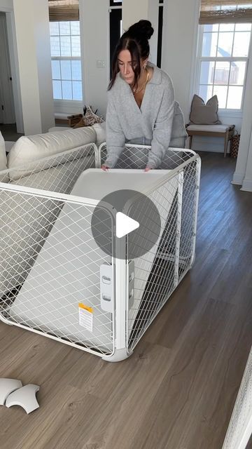 Multiple Dog Kennel Ideas Indoor, Doggie Corner Ideas, Puppy Crate Setup, Dog Corner Ideas Small Spaces, Indoor Dog Area, Dog Areas In House, Dog Room Design, Dog Nook, Dog Space