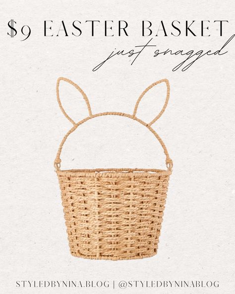 Boho Easter Basket, Wicker Easter Basket, Baby Easter Basket, Baby Girl Easter, Girls Easter Basket, Boho Baby Girl, Easter Bunny Basket, Kids Easter Basket, Bunny Basket