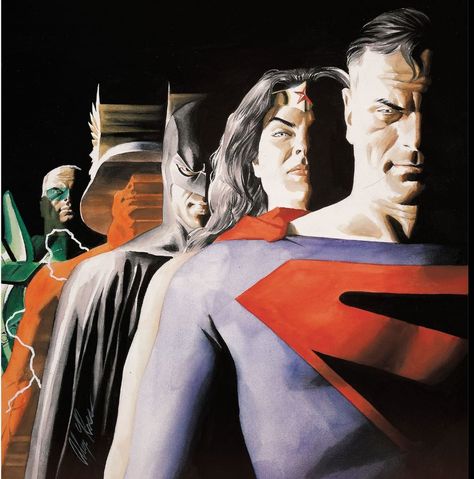 Alex Ross on Instagram: “Kingdom Come #dccomics #superman #batman #wonderwoman #comicartist #fridayfeeling #art” Alex Ross Kingdom Come, Frank Cho, Superman Art, Univers Dc, Alex Ross, Frank Miller, Jim Lee, Arte Dc Comics, Kingdom Come