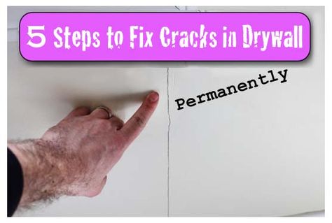 Do you have a crack in your drywall that keeps coming back? Today’s post will help you fix this annoying problem in 5 easy steps using 3M’s Patch Plus Primer. This weekend I was cleaning out the guinea pig cage that sits in our living room (did you know guinea pigs can live from 5 … Easy Home Improvement Projects, Patch Hole, Easy Home Improvement, Drywall Repair, Home Fix, Up House, Diy Home Repair, Small Budget, Home Repairs