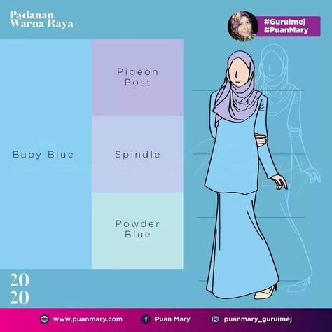 Dress Matching Colour, Colour Matching Clothes, Jilbab Styles, Outfit Color Combinations, Color Matching Clothes, Hijab Colors, Toned Girls, Modern Hijab, Colors For Dark Skin