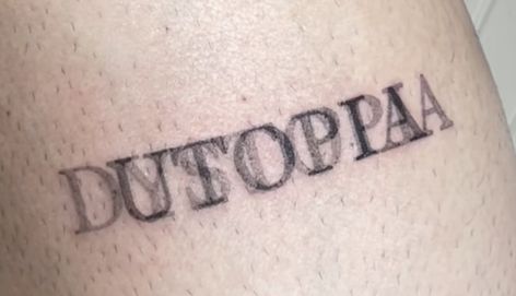 Ig @lit_tattoo_ Dystopia Tattoo, Utopia Tattoo, Drake Tattoos, Light Tattoo, From Instagram, Fish Tattoos, Jesus Fish Tattoo, Drake, Tattoo Quotes